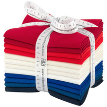 Load image into Gallery viewer, FQ-1378-12 - Patrriotic Palette Kona Fat Quarter Bundle - 12pcs.
