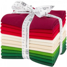 Load image into Gallery viewer, FQ-1379-12 - Fat Quarter Kona Cotton - Christmas Holiday Bundle - 12pcs