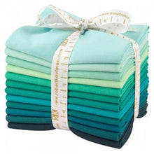 Load image into Gallery viewer, FQ-922-12 - Lush Lagoon Palette Kona Fat Quarter Bundle - 12pcs