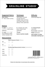 Load image into Gallery viewer, Town Bag Pattern by Grainline Studio - Advanced Beginner