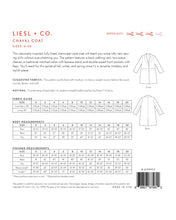 Load image into Gallery viewer, Chavel Coat - Sewing Pattern - Liesl & Co - Sizes 0-20 - Diff 3/4