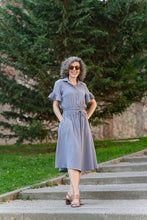 Load image into Gallery viewer, Tomigaya Shirt Dress - Sewing Pattern - Liesl & Co - Sizes 0-20 - Diff 3/4