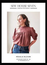 Load image into Gallery viewer, Regalia Blouse - Sewing Pattern - Sew House Seven - Sizes 00-20