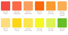 Load image into Gallery viewer, FQ-1370-12 - Citrus Fruit Palette Fat Quarter Bundle Kona Cotton - 12pcs