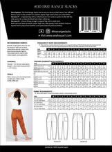 Load image into Gallery viewer, Free Range Slacks - Sew House Seven - 00-20 - Confident Beginner - Cotton/Linen Blends Fabrics