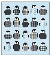 Load image into Gallery viewer, Penguin Party - Quilt & Pillow Pattern by Elizabeth Hartman