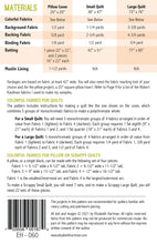 Load image into Gallery viewer, Quilt & Pillow Pattern by Elizabeth Hartman- Polychromatic