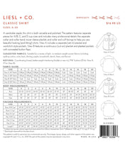 Load image into Gallery viewer, Classic Shirt - Sewing Pattern - Liesl & Co - Sizes 0-20 - Diff 3/4