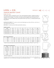 Load image into Gallery viewer, Verdun Woven T-Shirt - Sewing Pattern - Liesl & Co - Sizes XS-XXL - Diff 1/4
