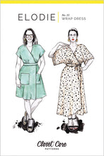 Load image into Gallery viewer, Elodie Wrap Dress (23) - Sewing Pattern - Closet Core - Sizes 0-20