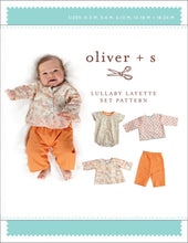 Load image into Gallery viewer, Lullaby Layette Set - Sewing Pattern By Oliver & S - Sizes 0-24 months