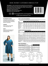 Load image into Gallery viewer, Romey Gathered Dress & Top Curvy Fit - Sew House Seven - 16-34 - Confident Beginner - Light Woven Fabrics