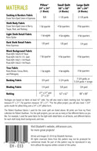 Load image into Gallery viewer, Sleepy Sloth - Quilt and Pillow Pattern by Elizabeth Hartman