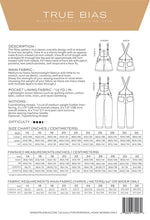 Load image into Gallery viewer, Riley Overalls - TrueBias - 14-32 - Difficulty 3.5/5 - Heavy Fabrics