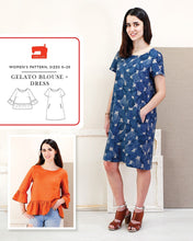 Load image into Gallery viewer, Gelato Blouse & Dress - Sewing Pattern - Liesl & Co - Sizes 0-20 - Diff 2/4