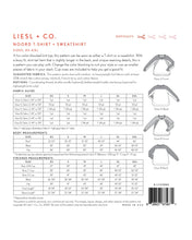 Load image into Gallery viewer, Noord T-Shirt & Sweatshirt - Sewing Pattern - Liesl & Co - Sizes XS-XXL