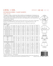 Load image into Gallery viewer, Wynwood Robe & Sleep Shorts - Sewing Pattern - Liesl & Co - Sizes XS-XXL
