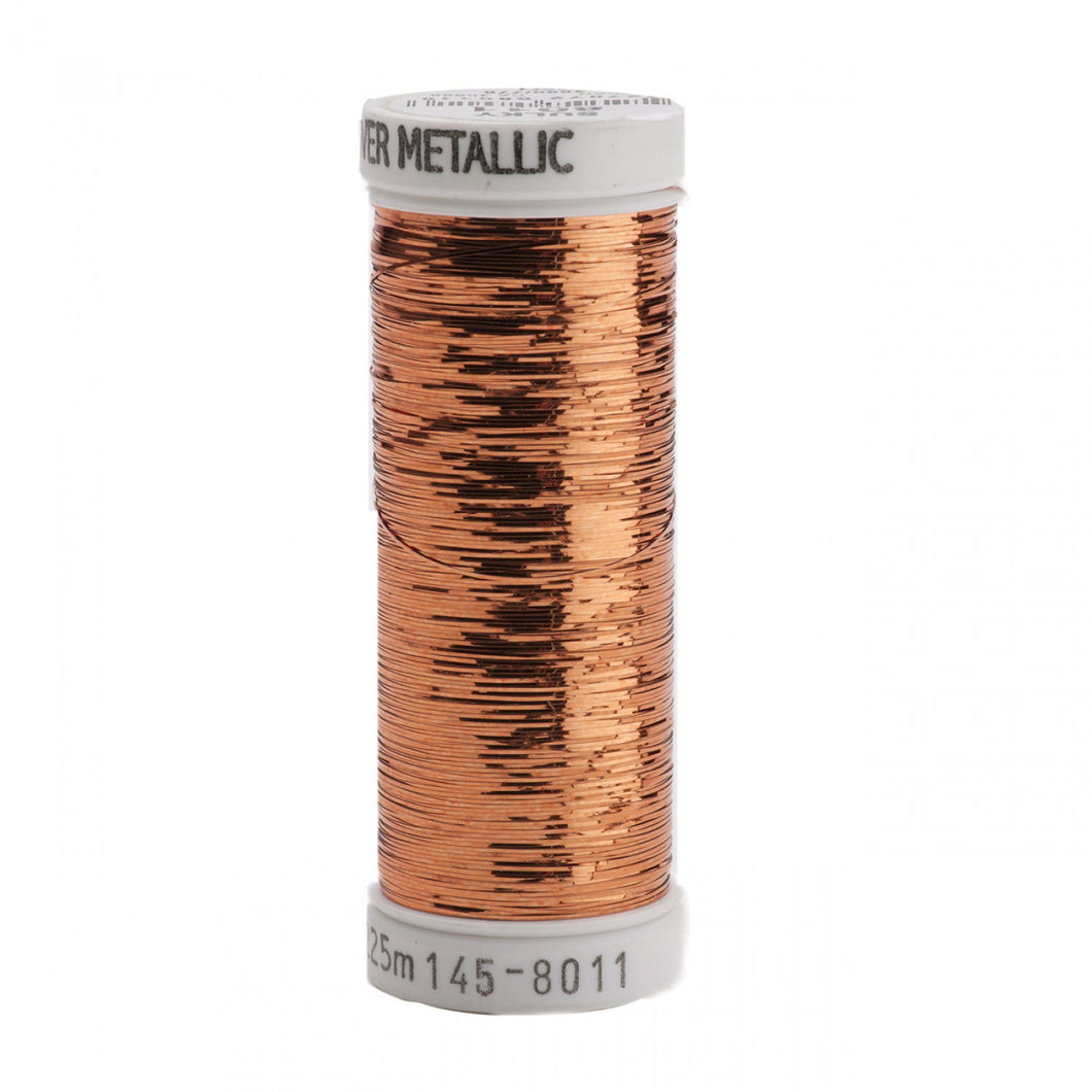 145-8011 - Sulky - Sliver Metallic Nylon/Polyester Thread 40wt 250yds Light Copper