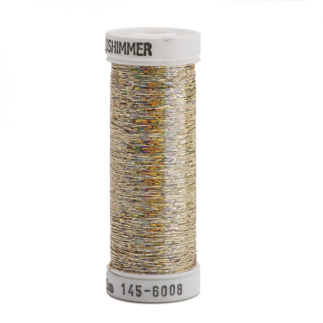 145HS-6008 - Sulky - Holoshimmer Polyester Metallic Thread 250yds Yellow Gold