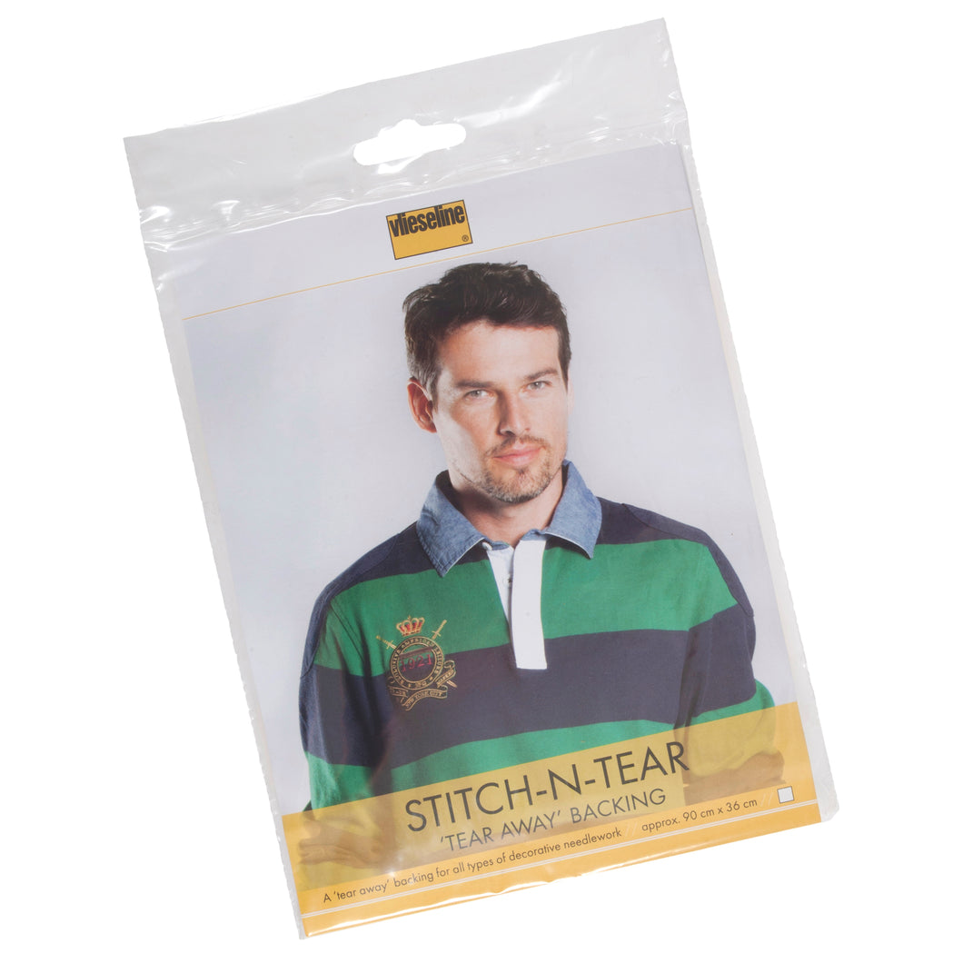 928 - Vlieseline - Stitch-n-Tear - Tear Away Backing - 90cm x 36m