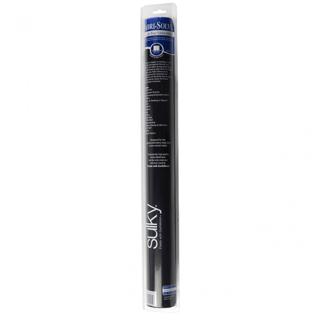 407-20 - Fabri-Solvy Washaway Stabilizer White 19 1/2in x 5yds