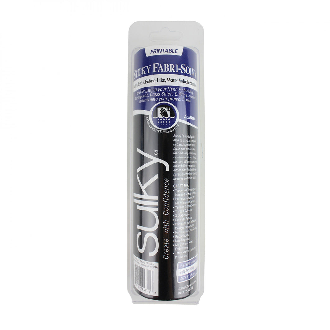 457-08 - Sticky Fabri Solvy 8in x 6yd