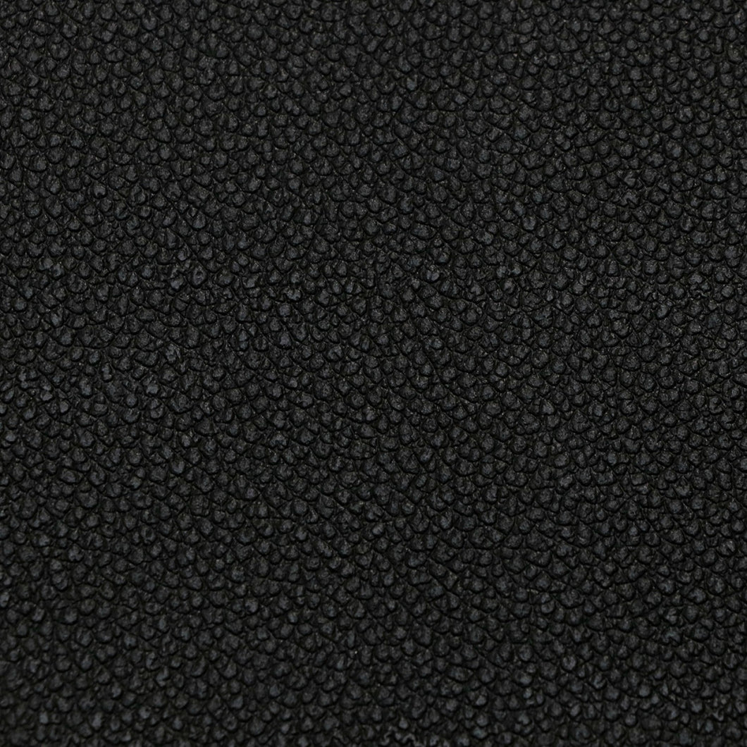 Sallie Tomato - Black Pebble Faux Leather 18in x 25in