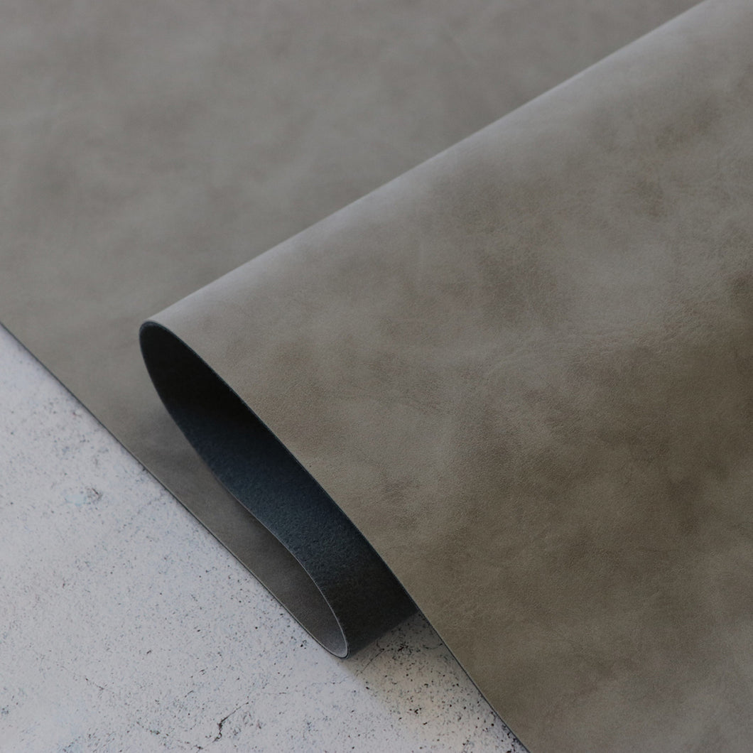 Sallie Tomato - Stone Rugged Faux Leather 18in x 25in