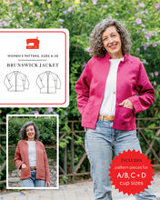 Load image into Gallery viewer, Brunswick Jacket - Sewing Pattern - Liesl &amp; Co - Sizes 0-20 - Diff 1/4
