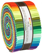 Load image into Gallery viewer, RU-889-40 - 2-1/2in Strips Kona Cotton - New Colors 2019 - 40pcs/bundle/Roll-up
