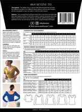 Load image into Gallery viewer, Skyline Tee - Sewing Pattern - Sew House Seven  - Sizes 00-20
