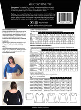 Load image into Gallery viewer, Skyline Tee Curvy Fit - Sewing Pattern - Sew House Seven  - Sizes 16-34
