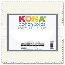 Load image into Gallery viewer, FQ-119-12 - All Snow Fat Quarter Bundle Kona Cotton - 12pcs
