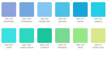 Load image into Gallery viewer, FQ-1375-12 - Mermaid Shores Palette Kona Fat Quarter Bundle - 12pcs
