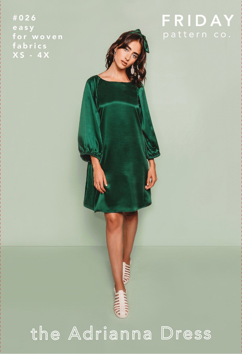 Adrianna Dress - XS to 4X - Easy  - Woven Fabrics - Friday Pattern Company