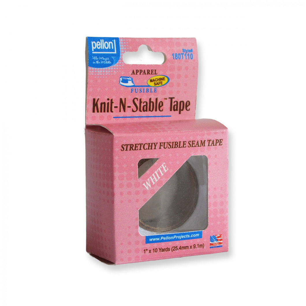 180T110 -Knit-N-Stable Tape 1inch x 10Yards (2.54cmx9.1m) - Pellon