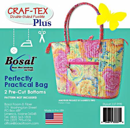 337B-PPB Perfectly Practical Bag Double Sided Fusible - Bosal