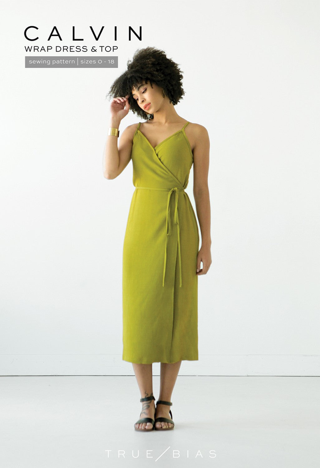 Calvin Wrap Dress & Top - TrueBias - 0-18 - Difficulty 2.5/5  - Woven Fabrics