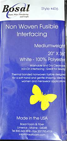 416B Nonwoven Fusible Mediumweight Interfacing - Bosal