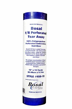 420B-12 Perforated Soft Tear Away Stabilizer 12in x 10yds - Bosal