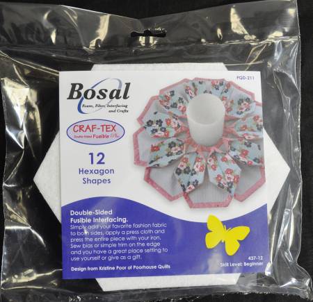 437-12B Hexagon Shapes 12ct - Bosal
