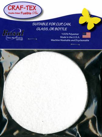437B-6CR Craf-tex Round Coasters 6pk 4in - Bosal