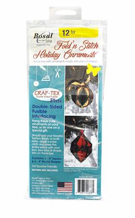 437B-FNS Fold N Stitch Holiday Ornaments - Bosal