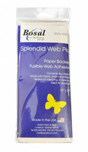 Load image into Gallery viewer, 445B Splendid Web Plus Paper Backed Fusible Web Adhesive 15in x 36in - Bosal
