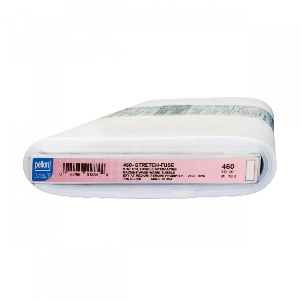 460 - Stretch Fuse Interfacing - White - Pellon