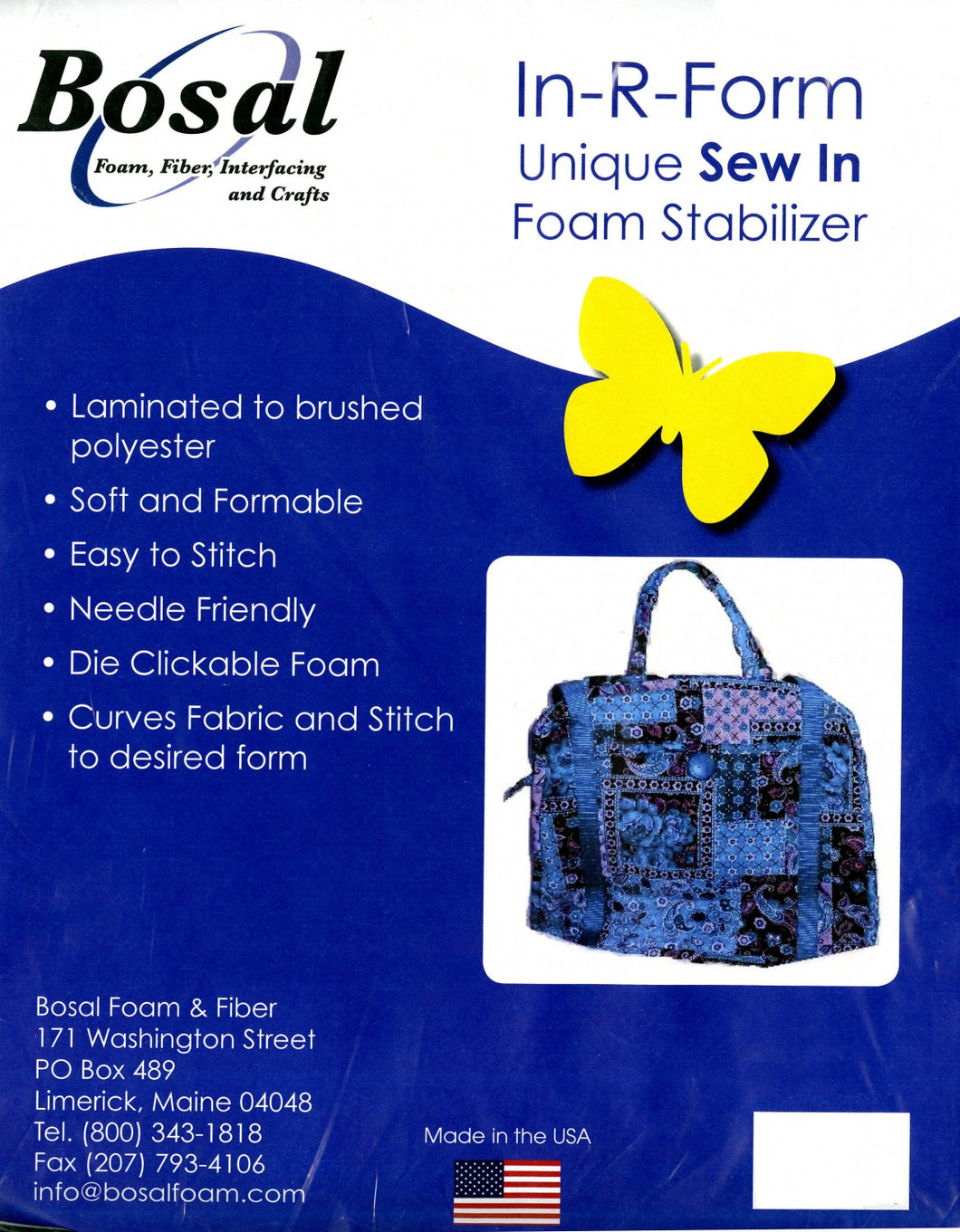 492-36 In-R-Form Sew in Foam Stabilizer 36in x 58in