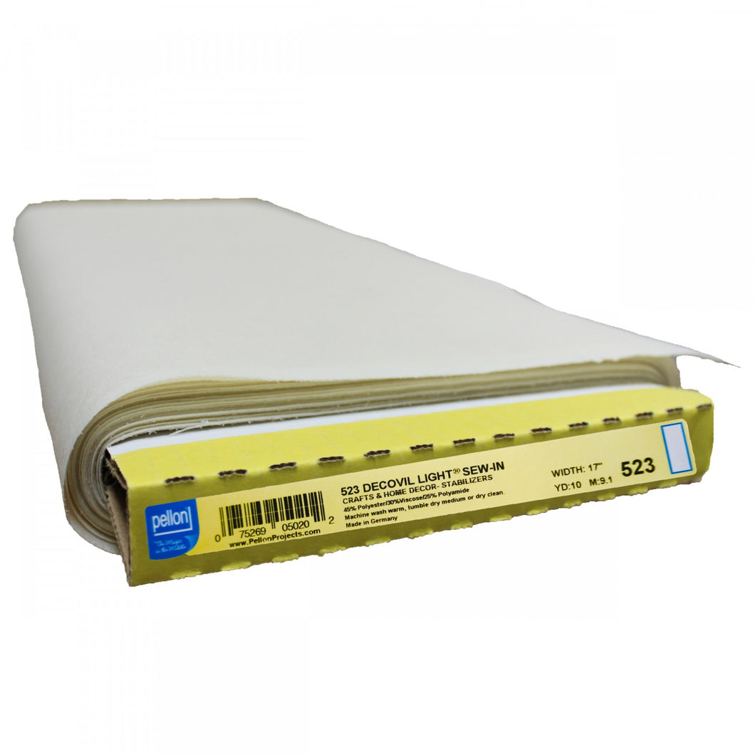 523 - Decovil Light Sew In Stabilizer - Pellon