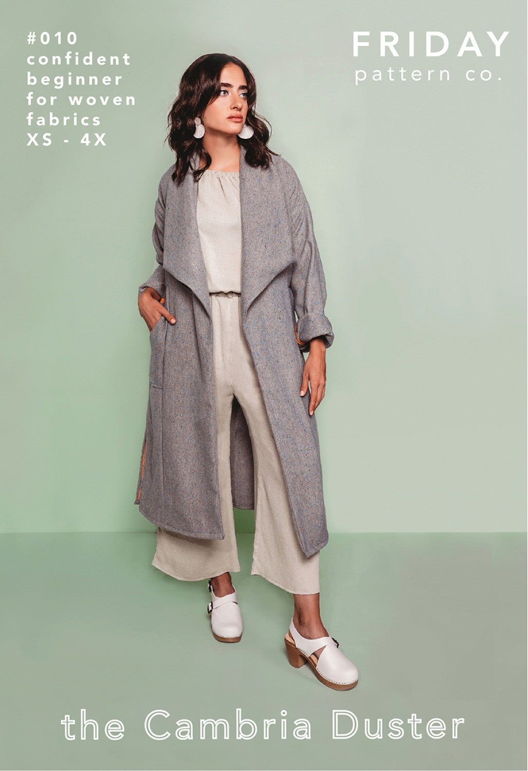 Cambria Duster- XS to 4X - Confident Beginner  - Woven Fabrics - FPC