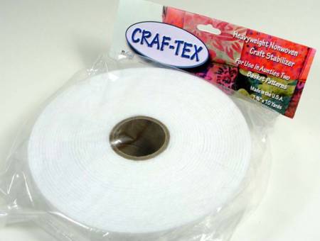 AT-437 Sew-in Non-woven Heavyweight Craf-tex 1-3/4in x 10yd Craft Strips - Bosal