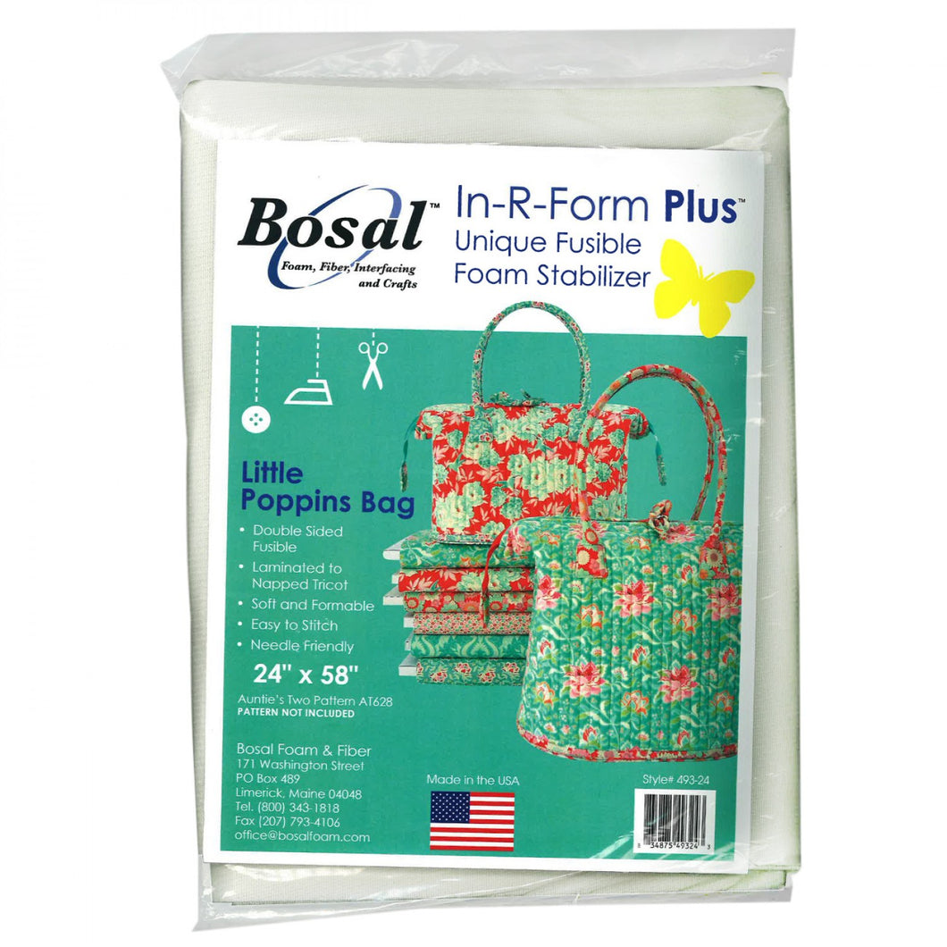 493-24 In R Form Double Sided Fusible 24in x 58in (Little Poppins Bag)